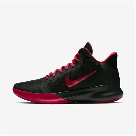 nike herren precision iii basketballschuhe|Nike mens Precision Iii Basketball Shoe, Black Red White, 13.